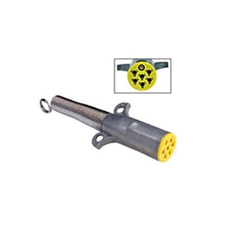 Velvac 7-Way Iso T-Grip Plug With Spring 593101